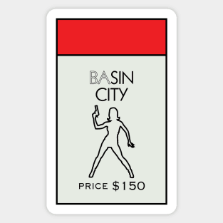 Basin City (Variant) Sticker